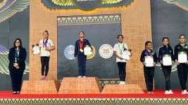 Азербайджанские гимнасты завоевали медали на международном турнире в Египте (ФОТО)