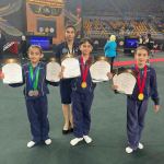 Азербайджанские гимнасты завоевали медали на международном турнире в Египте (ФОТО)