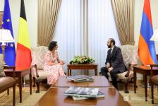 Глава МИД Бельгии посетила Армению (ФОТО)
