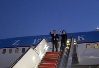 Завершился визит Президента Узбекистана Шавката Мирзиёева в Азербайджан (ФОТО)