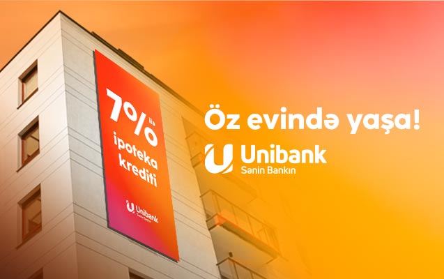 "Unibank" indiyədək 106 milyon manatdan çox ipoteka krediti verib