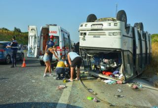 В турецкой провинции Маниса произошло ДТП, пострадали 30 человек