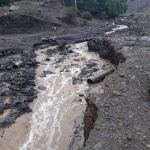 Селевые потоки вывели из строя участок дороги в Ярдымлинском районе