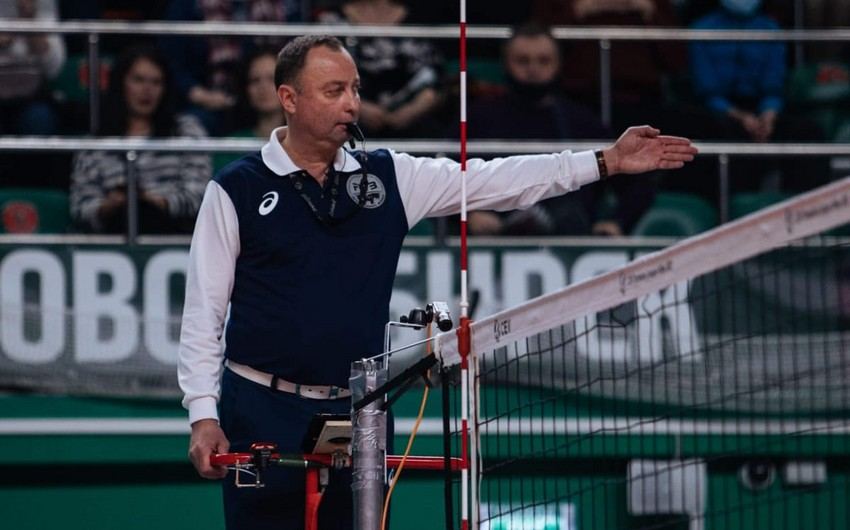 Азербайджанский арбитр будет судить матчи чемпионата Европы по волейболу среди мужчин