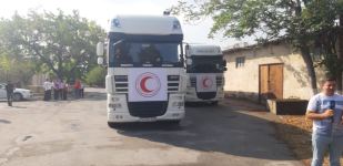Азербайджанское общество Красного Полумесяца направляет гуманитарную помощь армянским жителям Карабаха (ФОТО/ВИДЕО)