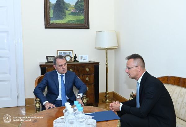 Джейхун Байрамов встретился с главой МИД Венгрии (ФОТО)
