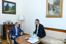 Джейхун Байрамов встретился с главой МИД Венгрии (ФОТО)