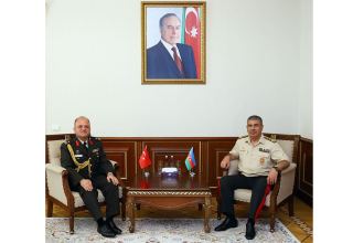 Министр обороны Азербайджана принял нового военного атташе Турции (ФОТО)