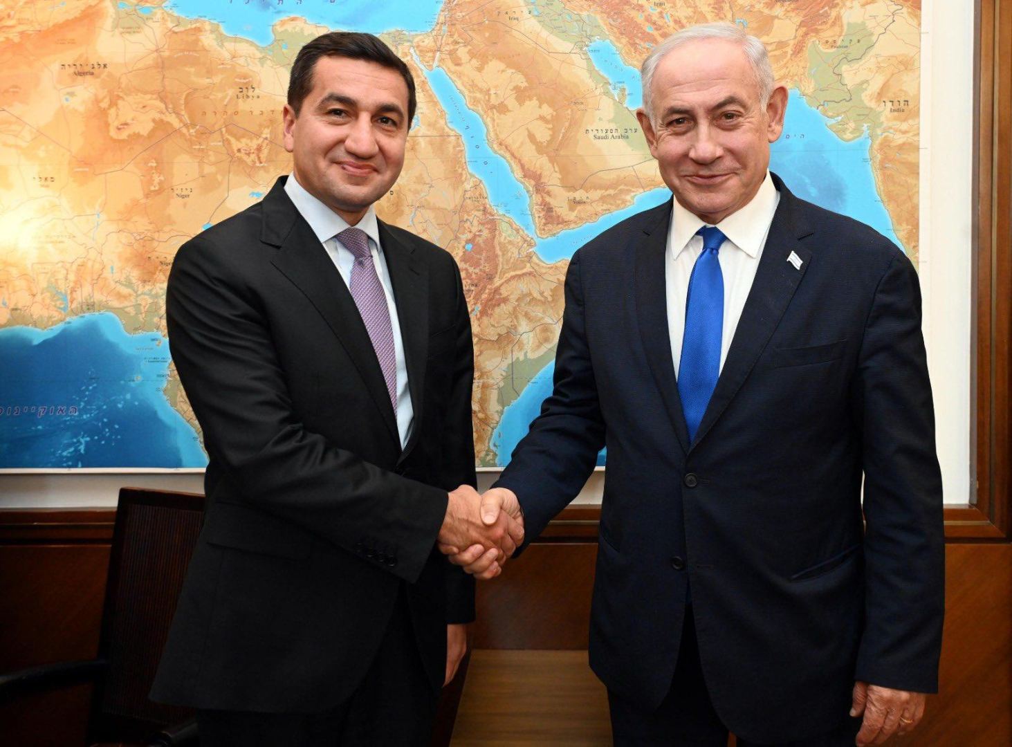 Assistant to Azerbaijani President meets Israeli PM (PHOTO)