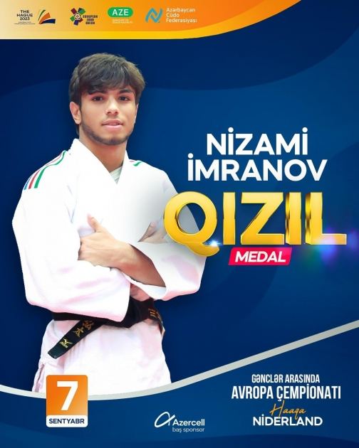 Azərbaycan cüdoçuları Avropa çempionatında 3 medal qazanıblar (FOTO)