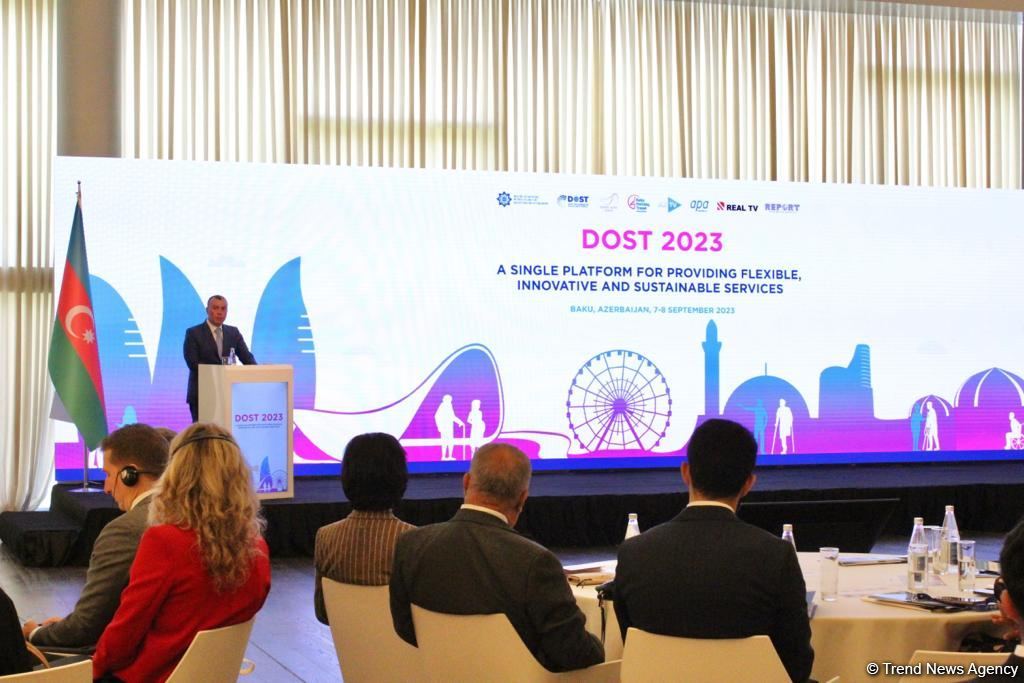 В Баку проходит международная конференция "DOST 2023: единая платформа для гибкого, инновационного и устойчивого предоставления услуг" (ФОТО)