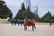 Emergency ministers from Turkic states visit Heydar Aliyev's grave and Martyrs' Alley (PHOTO)