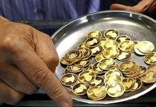 Price of Iran's Bahar Azadi gold coin falling