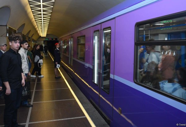 В бакинском метро изменено расписание движения поездов