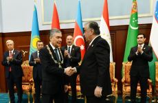 Президент Ильхам Алиев принял участие в церемонии награждения Гурбангулы Бердымухамедова (ФОТО/ВИДЕО)