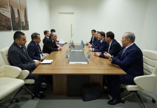 Kamran Əliyev Qazaxıstanın Baş prokuroru ilə görüşdü (FOTO)