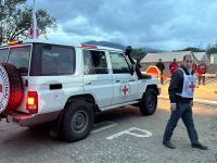 Автомобили МККК с продовольственным грузом движутся в сторону Ханкенди (ФОТО)