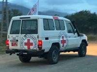 ICRC food cargo vehicles move towards Azerbaijan’s Khankendi (PHOTO)
