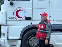 ICRC food cargo vehicles move towards Azerbaijan’s Khankendi (PHOTO)