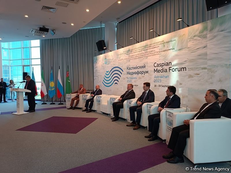 Azerbaijan attends Russian Astrakhan's “Caspian Media Forum-2023” (PHOTO)