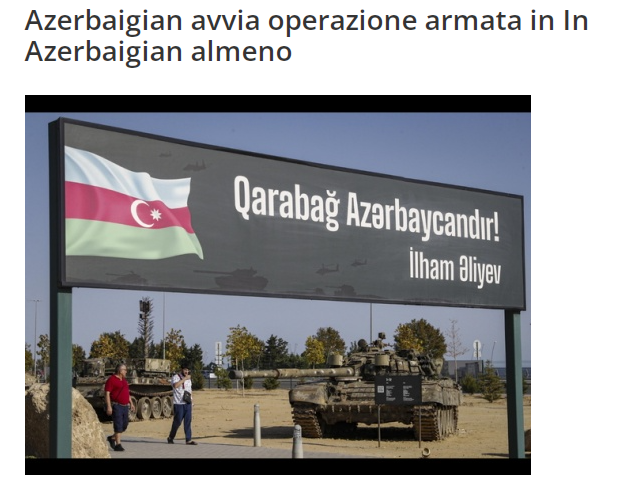 Итальянские СМИ написали об антитеррористических мероприятиях в Карабахе (ФОТО)