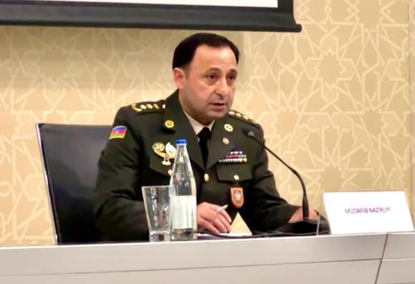Azerbaijan proceeds informing int'l bodies on arms supplies to Armenian armed forces - MoD