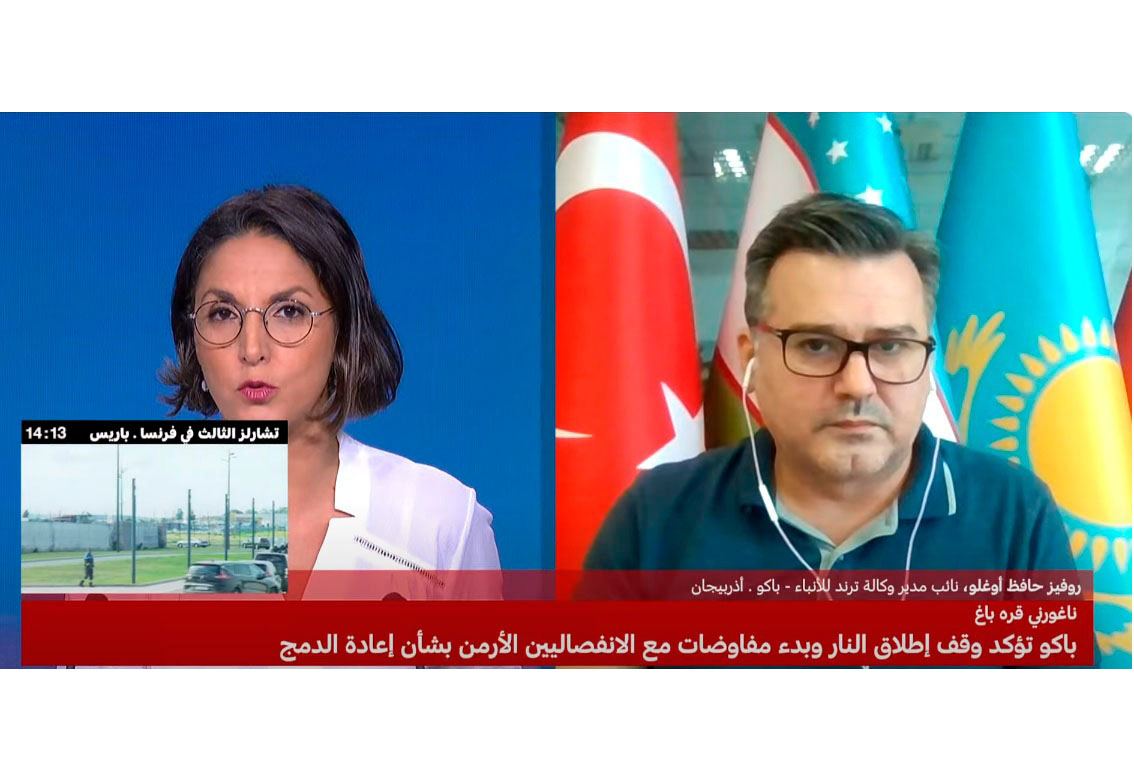 Понятия "Нагорный Карабах" не существует - интервью Руфиза Хафизоглу телеканалу ​ телеканалу "France 24"