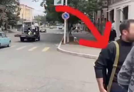 Footage of armed civilians in Azerbaijan's Khankendi emerges (VIDEO)