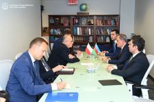 Джейхун Байрамов встретился с министром иностранных дел Польши (ФОТО)