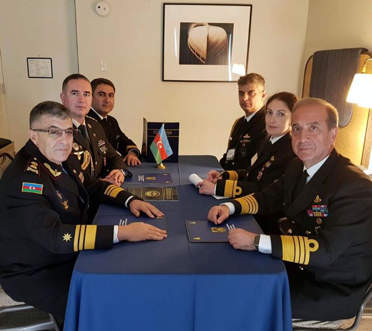 Продолжается визит командующего ВМС Азербайджана в США