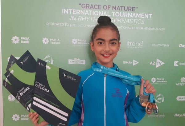 Три медали - это хороший результат - призер Международного турнира по художественной гимнастике "Grace of Nature"