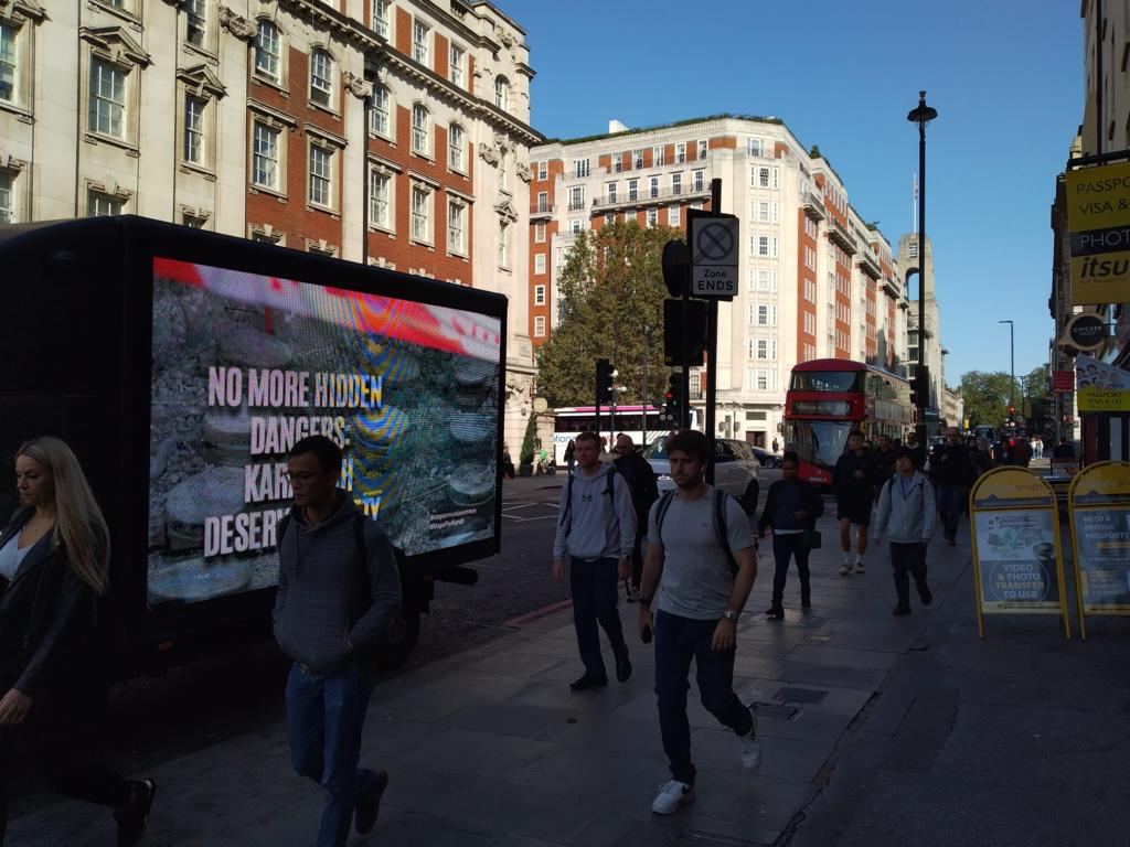 London, Manchester host awareness campaign on Armenian mine terror against Azerbaijan