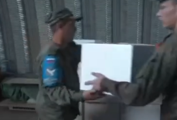 Армянские жители Карабаха получили отправленную Азербайджаном гуманитарную помощь (ВИДЕО)