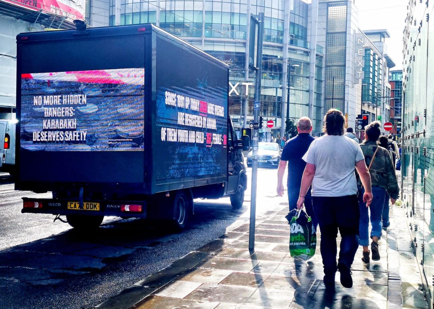 London, Manchester host awareness campaign on Armenian mine terror against Azerbaijan