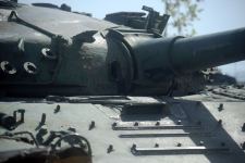 Ermənilərin "qələbə simvolu" olan tank Hərbi Qənimətlər Parkında (FOTO) (YENİLƏNİB)
