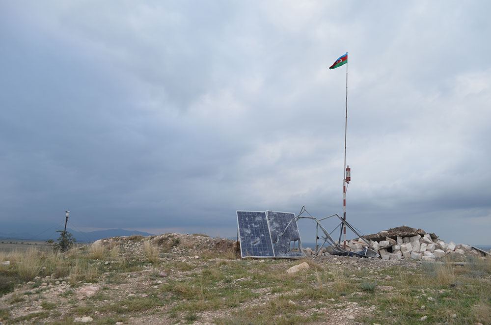 Ermənilər Xocavənddə döyüş postlarının enerjisini günəş paneli ilə təmin edirmiş (FOTO)