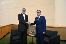 Azerbaijani, Iranian FMs hold meeting in New York (PHOTO)