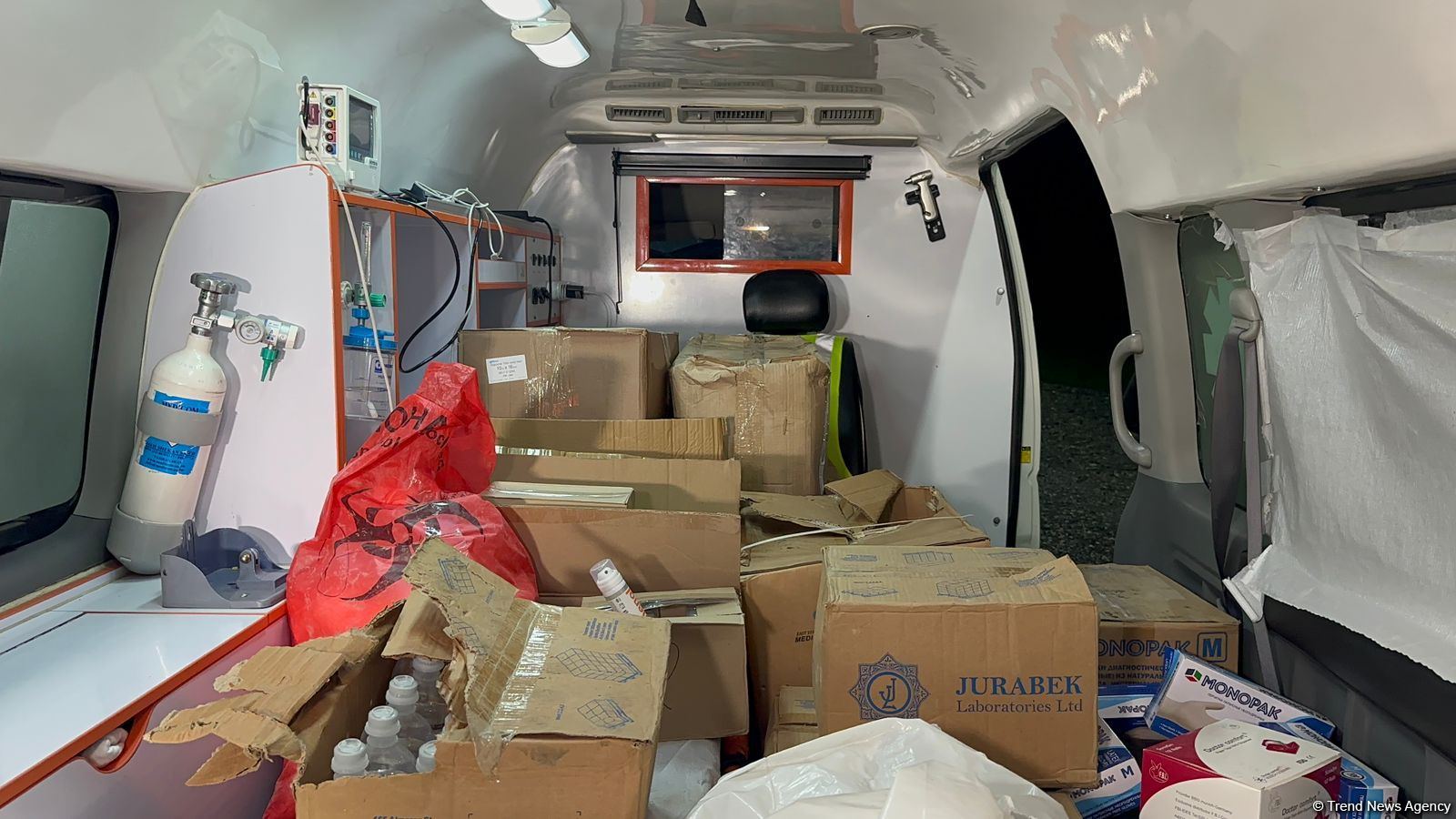 В помощь пострадавшим в Ханкенди отправлены медикаменты (ФОТО/ВИДЕО)