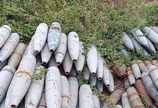В Ходжалы обнаружен еще один склад боеприпасов (ВИДЕО)