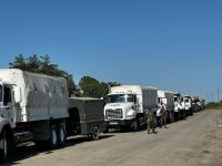 Azerbaijan's Ministry of Emergency Situations sends more vehicles to Khankendi (PHOTO)