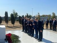 MPs, other Azerbaijani officials visit Victory Park under construction in Baku (PHOTO/VIDEO)