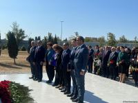 MPs, other Azerbaijani officials visit Victory Park under construction in Baku (PHOTO/VIDEO)