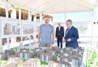 Президент Ильхам Алиев ознакомился со строительными работами в Джебраильском жилом комплексе (ВИДЕО/ФОТО)