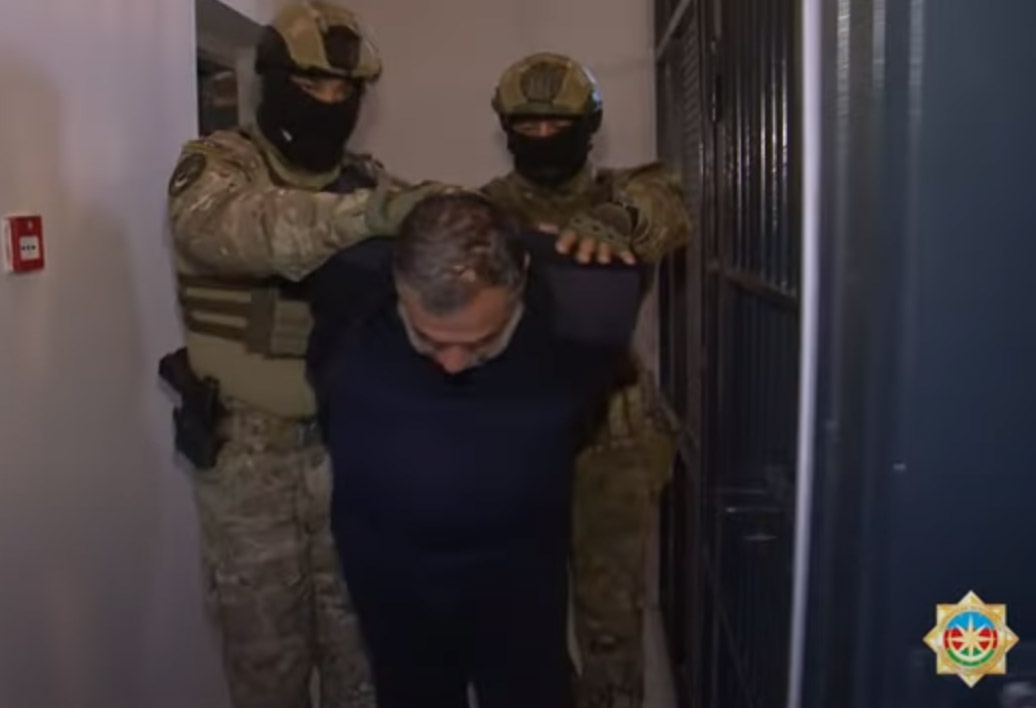 СГБ Азербайджана распространило кадры задержания Рубена Варданяна (ВИДЕО)