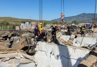 Завершена поисково-спасательная операция в связи со взрывом на АЗС в Ханкенди (ФОТО/ВИДЕО)