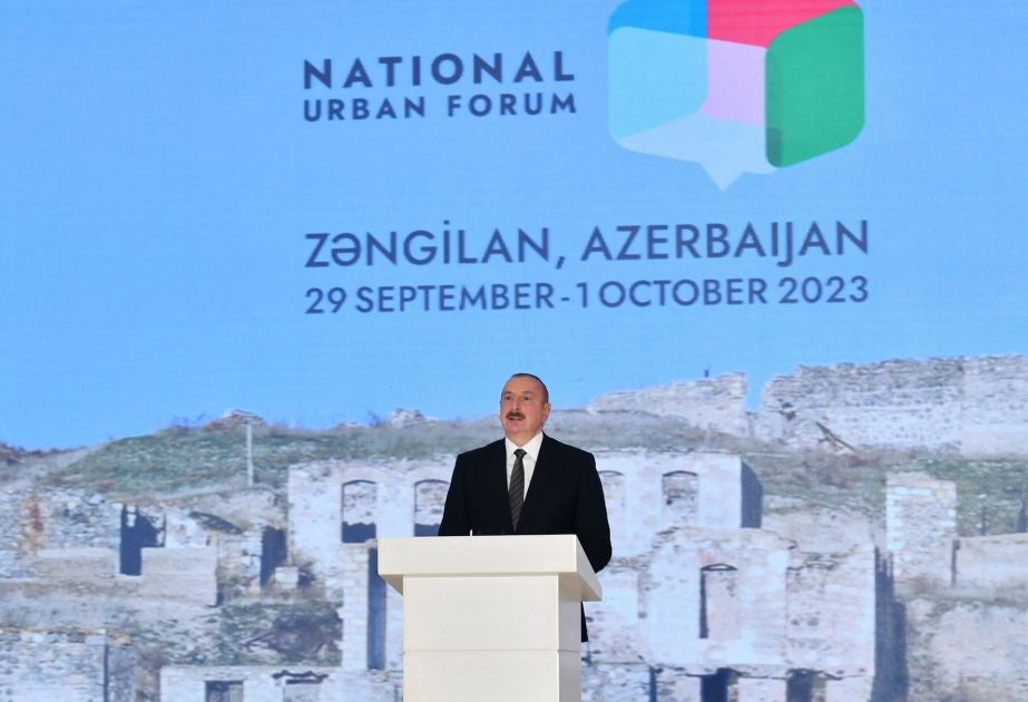 Construction of Zangilan mosque is in final stage - President Ilham Aliyev