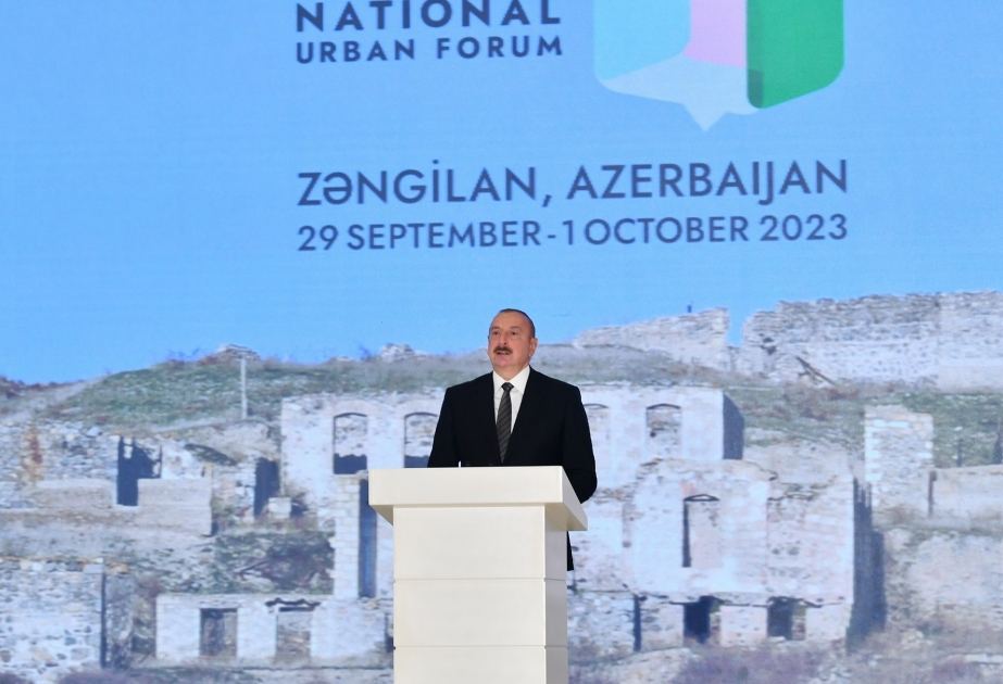 Azerbaijan to protect rights and security of Armenian population of Karabakh - President Ilham Aliyev