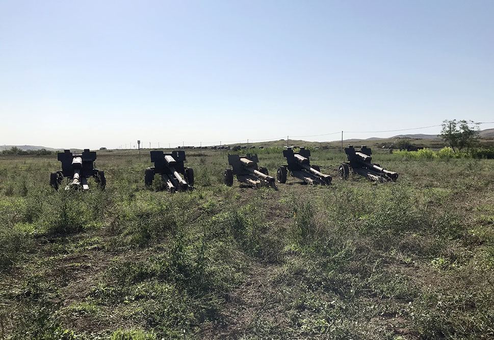 Azerbaijan shares footage of seized artillery installations in Khojavend (PHOTO/VIDEO)