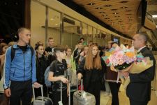 Еще 30 детей из Украины прибыли в Азербайджан в целях реабилитации (ФОТО)