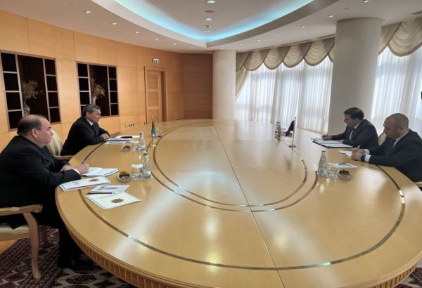 Посол Азербайджана вручил копию верительных грамот главе МИД Туркменистана (ФОТО)